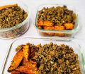 Spicy Sweet Potato Fries And Ground Beef Meal Prep